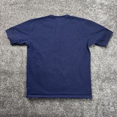 Vintage The Bronson Mfg Henley T-Shirt Mens XL Navy Blue Cotton Short Sleeve