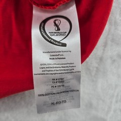 FIFA World Cup Qatar 2022 Mens XL T-Shirt Red Portugal Flag Soccer Outerstuff