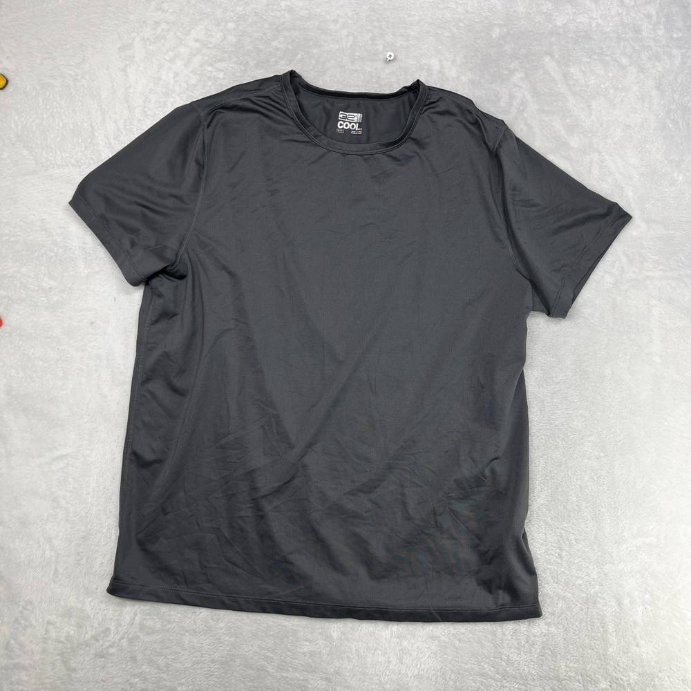 32 Degrees Cool T-Shirt Men’s Medium Gray Short Sleeve Stretch Performance
