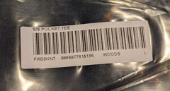 Brand New! Supreme F/W 20 S/S Pocket Tee (Woods) Large