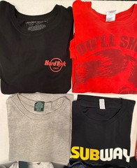 Lot Of 12 T-Shirts Sizes L XL Y2K Modern Humor Hard Rock Ralphie Music Etc
