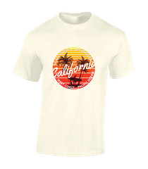 CALIFORNIA WEST COAST MENS T SHIRT COOL SUMMER BEACH HOLIDAY CLOTHING TOP
