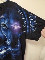 Liquid Blue 2001 Great Wolf Lodge Wolf All Over Print Men’s T-Shirt Size 2XL