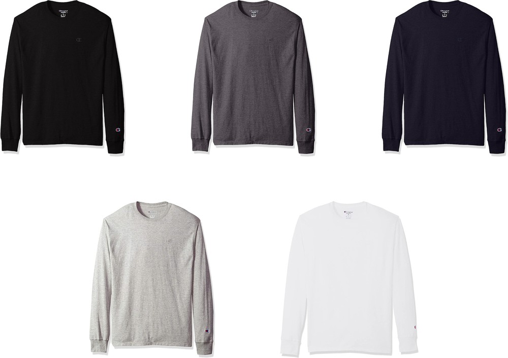 Champion Men’s Classic Jersey Long Sleeve T-Shirt
