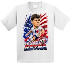 Giovanni Reyna United States Soccer Caricature 2026 World Cup T Shirt