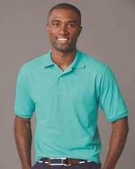 Jerzees SpotShield 50/50 Short Sleeve Polo Tear away label Jersey T-Shirt 437MSR