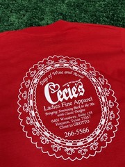 Vintage Angel Cherub Boutique Heart Shop Store Love Tee 90s