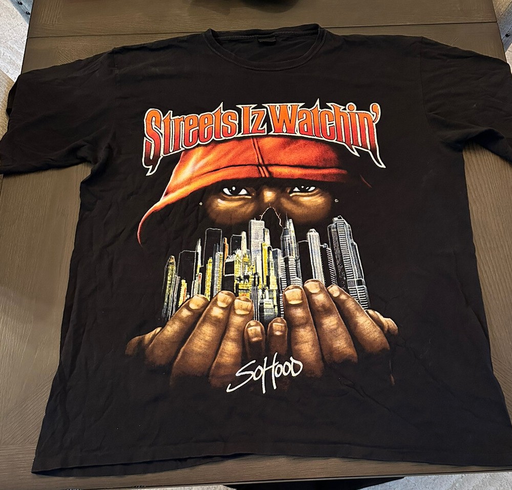 Vintage Changes Streets Iz Watchin’ So Hood T Shirt Size 3XL Single Stitched USA