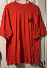 Bad Bunny Nadie Sabe Lo Que Va A Pasar Mañana Tour 2024 Orange Tee XL