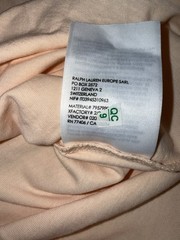 Club Monaco Mens Williams Short Sleeve Pocket Tee Apricot NWT Large Free Ship