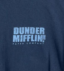 The Office Official NBC Store T-Shirt Size S Small Dunder Mifflin Blue