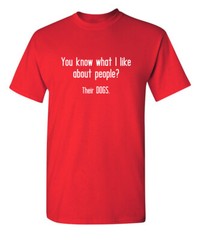 I Like Their Dogs Sarcastic Humor Graphic Super Soft Ring Spun Funny T Shirt