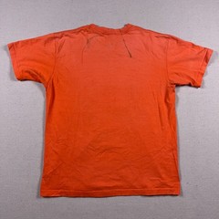Vtg T Shirt Mens Large Amharic Ethiopian Eritrea Orange Single Stitch USA