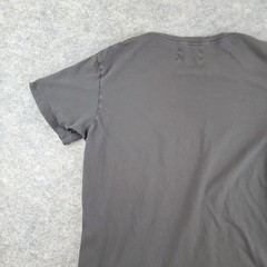 Sol Angeles Shirt Mens Medium Gray Crew Neck Short Sleeve Graphic Stretch Casual