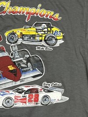Skoal Bandit Copper World 1986 Champions Stock Car Racing T-Shirt Men’s L USA
