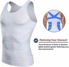Shaper Men’s Body Shaper Toning T-Shirt Ultra Durable Vest Compression Underwear