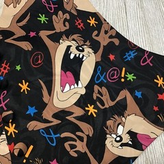 Vintage Vest Santana Looney Tunes Taz Youth Size Large Royal Formal Wear