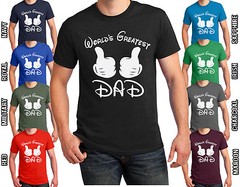 World’s Greatest Dad T-shirt Father’s Day daddy gift Men’s Size S-4XL Shirts