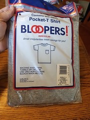 New 1994 Vtg FOTL Bloopers Pocket Shirt XXXL T-Shirt Irregular 50/50 Cotton Poly