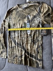 REALTREE APX SCENT CONTROL HUNTING CAMO LONG SLEEVE MEN’S T-SHIRT (SIZE – S)