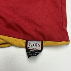 Vintage 90s Double Face Phys Ed T Shirt Mens XL Red/Yellow USA
