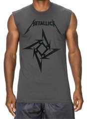 Metallica N Heavy Metal Men’s Muscle Shirts (Multiple Variations)