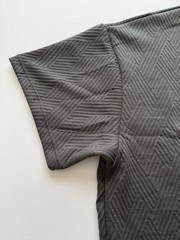 Urban Edge Men’s Geometric Textured T Shirt Gray 3XL NWT Streetwear