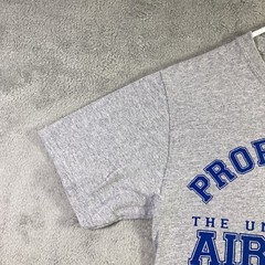 United States Air Force Shirt Adult Small Gray Blue Graphic Tee Double Sided