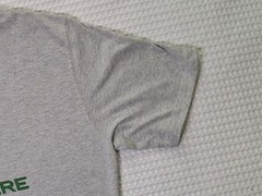 John Deere Logo Grey Cotton Blend T-shirt Size L