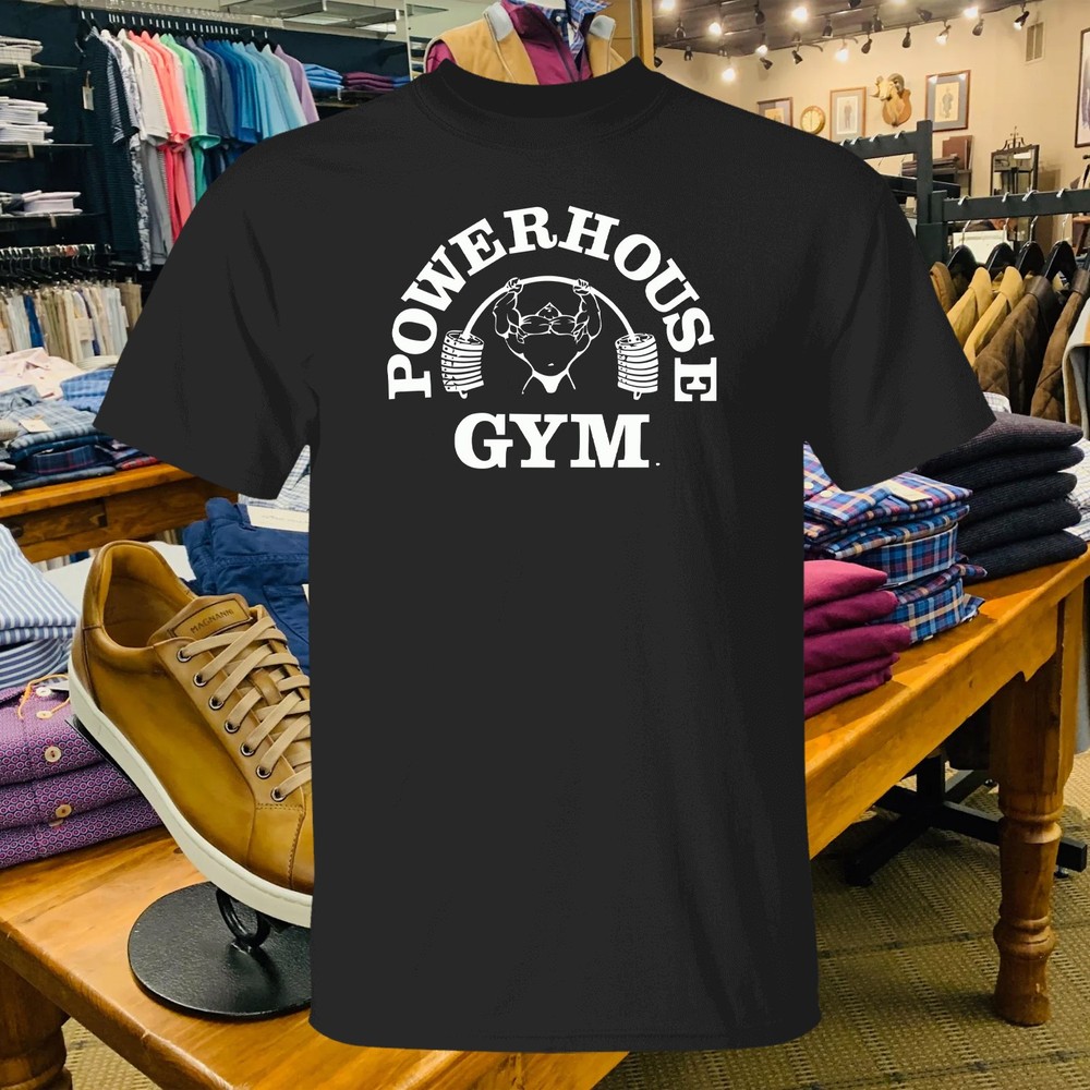 Powerhouse Gym Logo T-Shirt Funny USA Size S-5XL