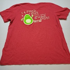 Barroja Guacamole T-Shirt Mens XL Rock Out Guac Rocker L25