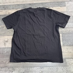 Prada Black T-Shirt Logo Plaque Mens Short Sleeve Size Large