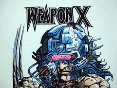 MARVEL Wolverine Weapon X Jumbo Print t-shirt sz XL x-men 97 logan comic cover