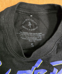 Prince Estate Purple Rain Prince and the Revolution Crew Neck T-Shirt Size S
