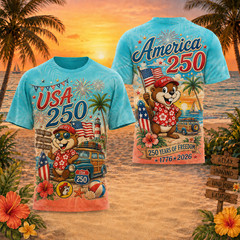 Buc-ees 250th Anniversary America, 250th years of Freedom with Summer Vibes Tee