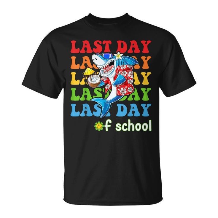 Last Day Of School Shark Hawaii For Teachers And Boy Girl T-Shirt