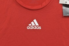 adidas Men’s Creator Tee Short Sleeve Performance T-Shirt Power Red Size M