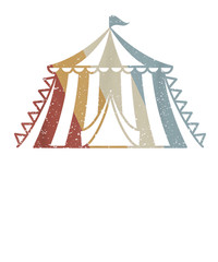 Circus Retro Style Vintage T-Shirt