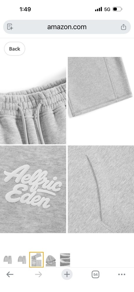 Aelfric Eden Wide Leg Sweatpants Casual Athletic Lounge Size XS New