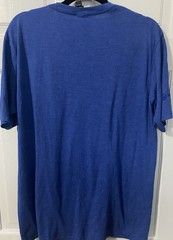 Dri Duck Drexel Light Graphic T Shirt Mens XL Blue Builders Beer Logo USA Flag