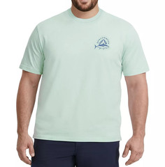 New Men’s 3XLT Big & Tall IZOD Saltwater Relaxed Salt & Shore Beach Bar T-Shirt