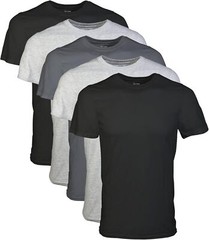 Multipack Men’s Crew Neck T-Shirts 100% Cotton Soft Breathable Tagless Durable