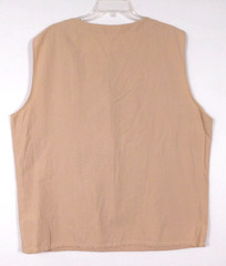 COOFANDY Men’s Cotton Linen Tank Top Shirts Casual Sleeveless Lace Up