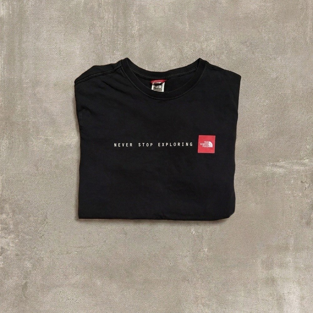 The North Face Never Stop Exploring Graphic T-Shirt Men’s Medium Black Tee