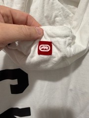Ecko Unltd. Long Sleeve Hooded Graphic T-Shirt with Mesh Panel Detail