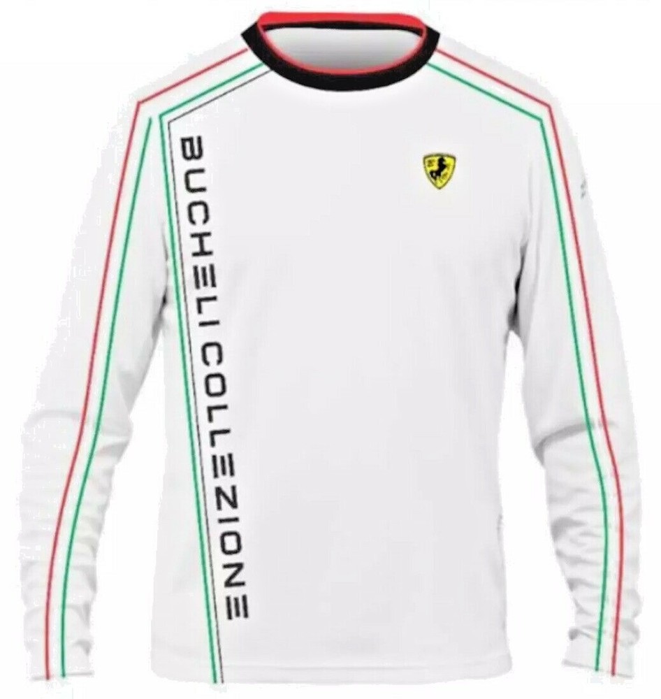 Men’s Bucheli Long Sleeve T Shirt,Italian Style,Cotton, Stretch S….A9.A