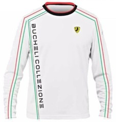 Men’s Bucheli Long Sleeve T Shirt,Italian Style,Cotton, Stretch S….A9.A