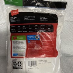 Hanes Men’s Tank Undershirt SIZE S 3-Pack A-Shirt FreshIQ ComfortSoft Tag-free