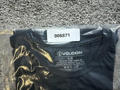 Volcom Shirt Mens Large Gray Floral Volcom Stone Graphic Skateboarding T-Shirt