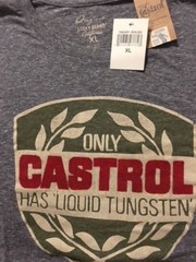 NWT Lucky Brand Castrol Crest Tee. Size: XL. MSRP $44.50